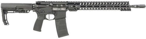 Patriot Ordnance Factory 01644 Minuteman Direct Impingement 5.56x45mm 30+1 16.50" Nitride Treated Threaded Barrel, Black Hard Coat Anodized Receiver, Synthetic 6 Position MFT Minimalist Stock TSW|119727