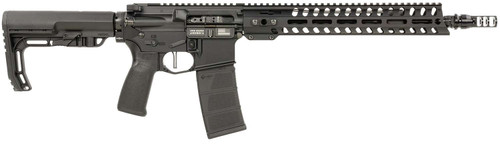 Patriot Ordnance Factory 02045 Minuteman 5.56x45mm NATO 30+1 13.75" Black Steel Threaded Barrel, Black Anodized Aluminum Receiver, 13" Renegade Rail Handguard TSW|162026