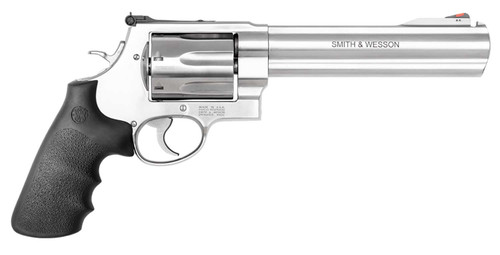 Smith & Wesson 13331 Model 350 X-Frame 350 Legend 7 Shot 7.50" Satin Stainless Steel Barrel, Cylinder & Frame, Black Finger Grooved Grip, Internal Lock Safety, Exposed Hammer TSW|148609