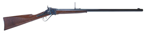 Cimarron AS150 1874 Sharps Sporting 45-70 Gov 1rd 32" Blued Barrel, Color Case Hardened Receiver, Walnut Fixed Straight Stock TSW|171352