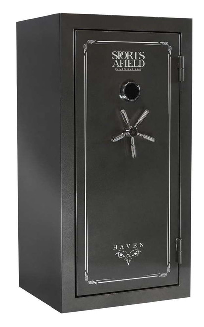 Sports Afield SECSA5930HX Haven Electronic Keypad/Key Entry Dark Gray Metallic Steel Holds 36 + 6 59" H x 30" W x 25" D Fireproof- Yes TSW|131049