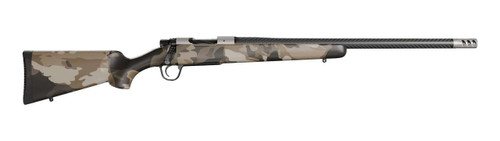 Christensen Arms 801-060078-00 Ridgeline FFT 22 Creedmoor 4+1 20" Carbon Fiber Threaded Barrel, Burnt Bronze Cerakote Steel Drilled & Tapped Receiver, Barren Dune Camo Fixed Carbon Fiber Stock TSW|194186