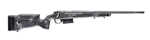 Bergara Rifles B14S756 B-14 Crest 450 Bushmaster 5+1 20" Sniper Gray Cerakote Fluted Threaded Barrel, Sniper Gray Cerakote Steel Drilled & Tapped Receiver, Fixed Carbon Fiber w/Black & Gray Sponge Acc TSW|197722