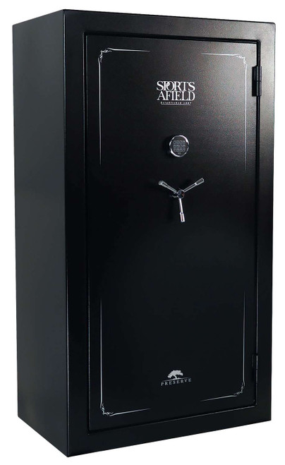 Sports Afield SECSA7240P Preserve SA7240P Keypad/Key Entry Black Steel Holds 60 + 8 72" H x 40" W x 25" D Fireproof- Yes TSW|104894