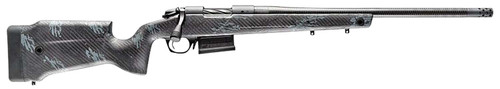 Bergara Rifles B14SM759CF B-14 Crest 6.5 PRC 3+1 20" Sniper Gray Cerakote #5 Contour Threaded Barrel, Sniper Gray Cerakote Steel Receiver, Black & Gray Sponge Fixed Carbon Fiber Stock TSW|160133
