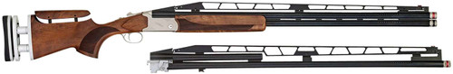 TriStar 35418 TT-15A Combo Trap 12 Gauge Break Open 3" 1rd/2rd 32/34" Blued Vent Rib Chrome-Lined Barrel, Silver Receiver, Walnut Wood Fixed w/Adj Comb Stock, Right Hand TSW|45970