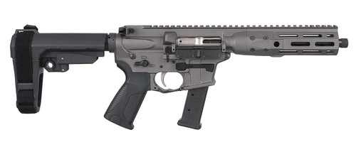 LWRC ICP9TG8SBA3 IC-9 9mm Luger 8.50" 33+1 Black Nitride Threaded Barrel, Tungsten Anodized Aluminum Picatinny Rail Receiver, SB Tactical SBA3 Brace, LWRC Ultra Combat Grip, Ambidextrous TSW|175805
