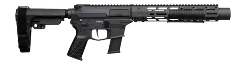 CMMG 45AEA70-AB Zeroed Banshee MkG 45 ACP 13+1 6.50" Black Nitride Threaded Barrel, Black Armor Cerakote Aluminum Receiver w/Picatinny Rail, M-LOK Handguard, Black Polymer CMMG RipBrace, CMMG Zeroed G TSW|198248