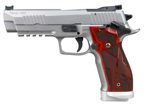 Sig Sauer 226X59CL2SAO P226 XFive Classic Full Size 9mm Luger 10+1 5" Bull Barrel, Stainless Steel Optic Ready/Serrated Slide & Frame w/Beavertail & Picatinny Rail, Hogue Cocobolo Grip, SIG-LOC Footpr TSW|197107