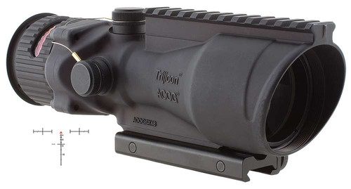 Trijicon 100002 ACOG Black Hardcoat Anodized 6x 48mm Illuminated Red Chevron .308/7.62 Reticle TSW|55365