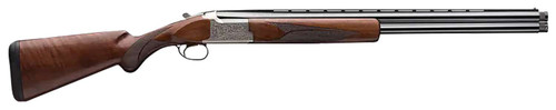 Browning 018142305 Citori White Lightning 12 Gauge with 26" Polished Blued Barrel, 3" Chamber, 2rd Capacity, Silver Nitride Metal Finish & Gloss Oil Black Walnut Stock Right Hand (Full Size) TSW|100898