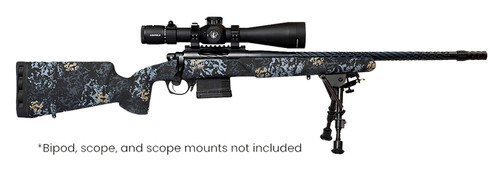 Horizon Firearms RF017S392214T19 Vandal Prime 7MM PRC 22" Black Spiral Fluted Threaded Barrel, Drilled & Tapped Receiver, Textured Iota EKO Carbon Fiber Stock TSW|173324