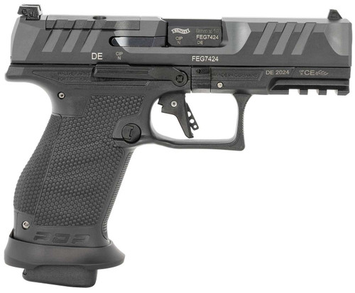 Walther PDP Pro-E Compact 9mm 4" 18-Round Optic Ready Pistol, Black 2884976