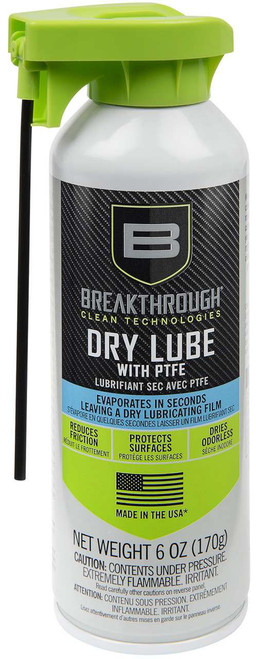 Breakthrough Clean Dri-Lube PTFE Dry Lubricant, 6 oz Aerosol BTADL6OZ