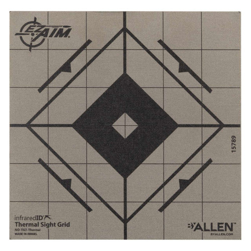 Allen Thermal Target Sight-In Grid Hanging Paper Target, 6" x 6" 15789