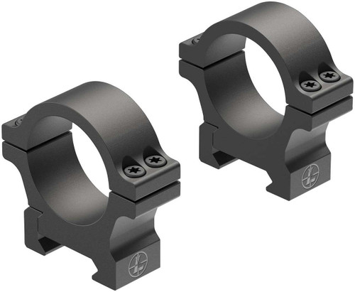 Leupold Open Range Cross-Slot 30mm Scope Rings, Low, Matte Black 180946