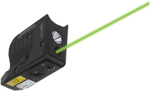 Nightstick TSM-11G Weapon Light with Green Laser for Glock 42/43/43X/48, Black