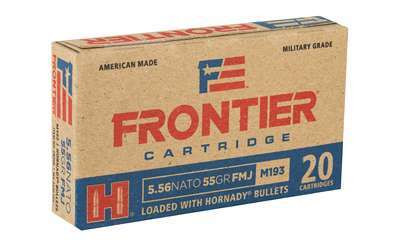 Frontier Cartridge 5.56 NATO 55 gr FMJ M193, 20 Rounds FR200