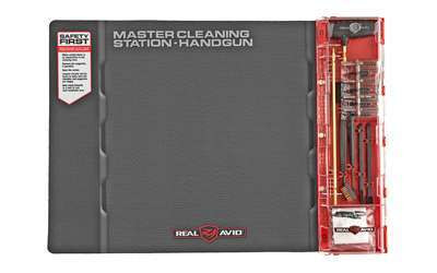 Real Avid Master Cleaning Station Handgun Kit, .22-.45 Cal AVMCSP