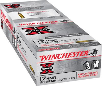 Winchester Super-X Game & Target .17 HMR 20 gr JHP, 50 Rounds