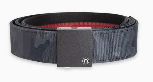 Nexbelt Supreme Appendix EDC Gun Belt, 1.5", Black Camo, Up to 50" Waist