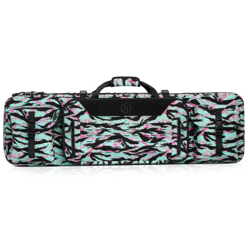Savior Equipment Camo Urban Warfare 42" Double Rifle Bag, Miami Tiger Stripe