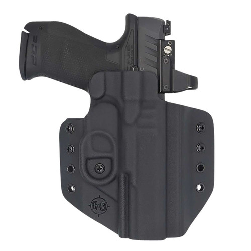 C&G Holsters 1206100 Covert OWB Black Kydex Belt Loop Fits Walther PDP 4.5" Right Hand TSW|151958
