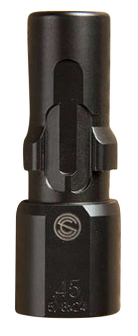 SilencerCo AC2603 3-Lug Muzzle Device 45 ACP 5/8"-24 Threads Black TSW|100520