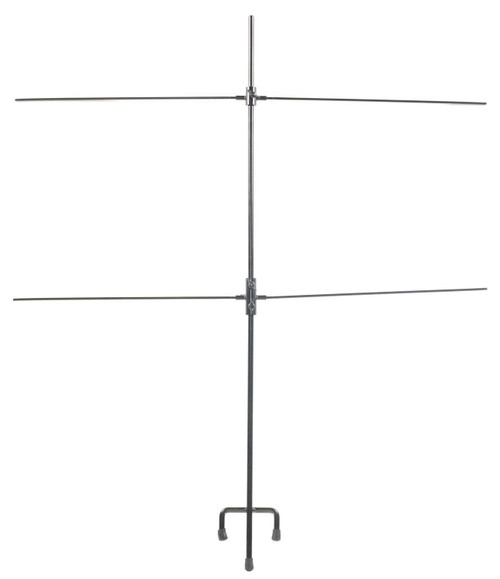 SME SMETGTST Double Paper Target Stand Black Steel Includes 8 Metal Clips TSW|44311