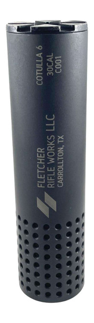 Fletcher Rifle Works COTULLA6BLK Cotulla 6 30Cal Black Stainless Steel 1.375"x24 TSW|198487