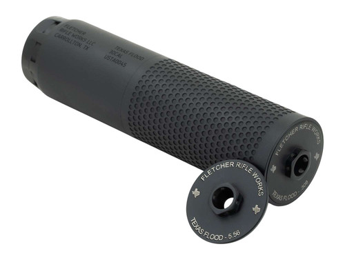 Fletcher Rifle Works TEXASFLOOD Texas Flood 30Cal 1.75" Black Titanium 1.375"x24 TSW|198491
