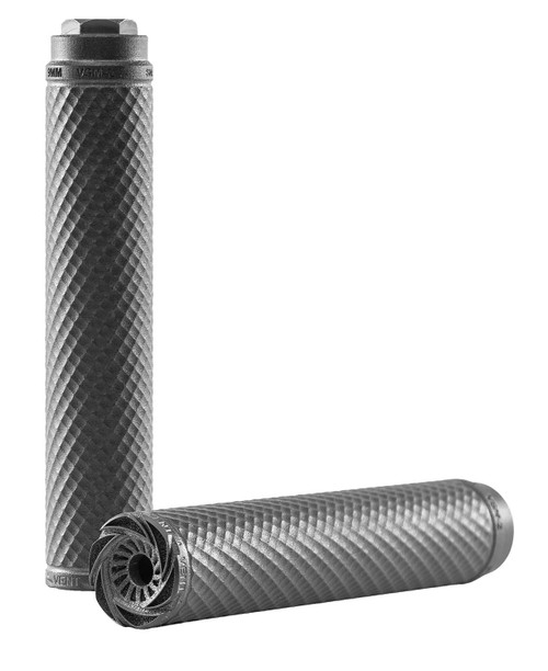 PTR V35560101 Vent 3 22 Cal (5.56mm), 7.41" L Black 3D Printed Titanium, Includes 1/2"-28 Direct Thread Mount TSW|160088