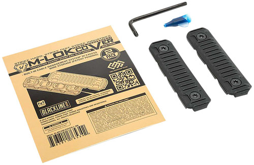 Strike Industries AR-CM-COVER-L-BK Cable Management Cover Long 3.14"L Black Polymer for M-Lok TSW|143880