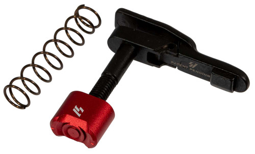 Strike ARAMBIMRRED Ambidextrous Magazine Release AR-15, M16 Mil-Spec Red Aluminum TSW|113808