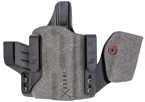 Safariland INCOG0895A0CX261MC Incog X IWB Gray Cordura w/Mag Caddy, Fits Glock 43X/48 Belt Clip Mount, Right Hand TSW|165216