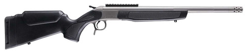 CVA CR4442S Scout Takedown 45-70 Gov 1rd 22" Stainless Fluted Threaded Barrel, Stainless Steel Receiver w/Picatinny Rail, Adj Comb & LOP Black Synthetic Stock TSW|178954