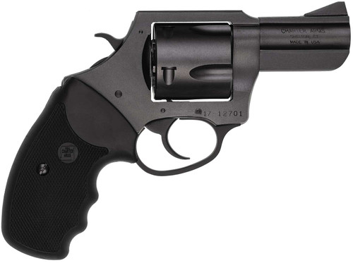 Charter Arms 64520 Pitbull 45 ACP, 5 Shot 2.50" Black Nitride Steel Barrel, Cylinder & Frame w/Black Finger Grooved Rubber Grip TSW|3222