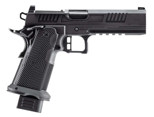 Alpha Foxtrot AA47X1EID-XDBK19 AF1911 Romulus 9mm Luger 20+1 17+1 5" Black DLC Stainless Steel Bull Barrel, Optic Ready/Serrated Slide & Frame w/Beavertail & Picatinny Rail, Aluminum Grip, RMSc/RMR Fo TSW|193028