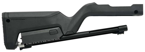 Tactical Solutions TDCMBBBLK X-Ring Takedown Barrel and Stock Combo 22 LR 16.50" Matte Black Fluted & Threaded with Fiber Optic Sight, Black Magpul Backpacker Stock Fits Ruger 10/22 Takedown TSW|152781