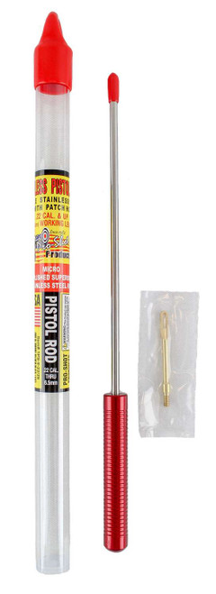 Pro-Shot 1PS82226 Micro-Polished Cleaning Rod .22 Cal & Up Pistol 8" Stainless Steel w/Swivel Handle TSW|109343
