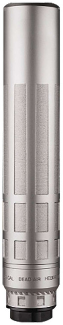 Dead Air NOMAX33XEMAXSIL Nomax 33 Silver .33 Cal Silencer w/ Xemax Adapter & 5/8-24 DA150 Muzzle Brake TSW|162988