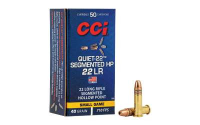 CCI QUIET SEGMENTED 22LR 40GR HP 50 RSR|CCI970