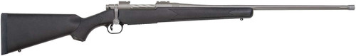 Mossberg 28135 Patriot Full Size 300 Win Mag 3+1 24" Stainless Cerakote Fluted Barrel, Stainless Cerakote Receiver Drilled & Tapped, Black Fixed Synthetic Stock, Right Hand TSW|120475