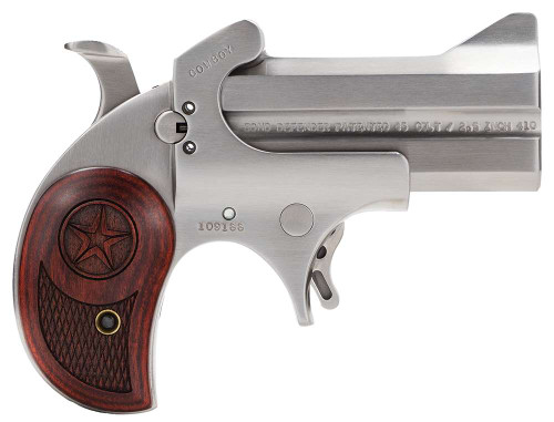 Bond Arms BACD Cowboy Original 45Colt/410 Gauge 2rd Shot 3" Rosewood Grips Right Hand TSW|11590