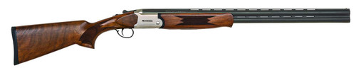Mossberg 75471 Silver Reserve 12 Gauge with 28" Matte Blued Barrel, 3" Chamber, 2rd Capacity, Satin Silver Engraved Metal Finish & Satin Black Walnut Stock Right Hand (Full Size) TSW|141364