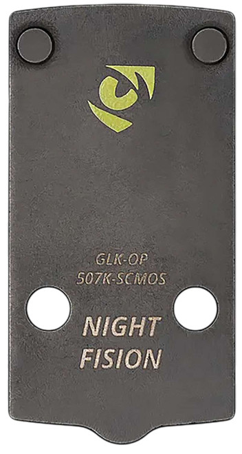 Night Fision GLKOP507KSCMOS Pistol Optic Mount Black Stainless Steel Fits Holosun 507K/407K Compatible w/ Glock 43X/48 TSW|181901