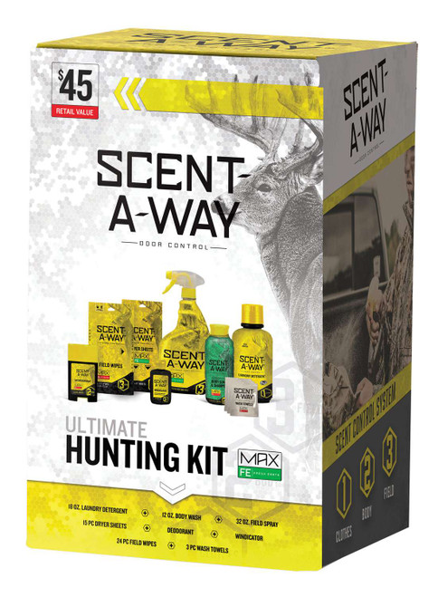 Scent-A-Way 100099 Max Ultimate Hunting Kit Odor Eliminator Odorless Scent TSW|127593