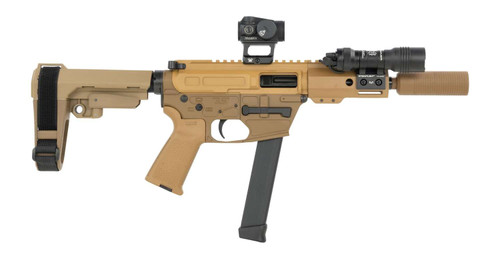 Shark Coast Tactical SCC8127CAFDE-S Creepy Andrew 9mm Luger 30+1 Polymer SB Tactical SBA3 Brace TSW|201462