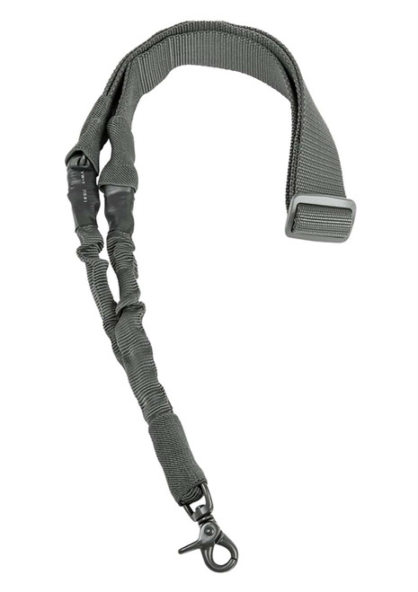 NcStar AARS1PU Single Point Sling Urban Gray Nylon 44"-60" OAL Adjustable Bungee Rifle TSW|109677
