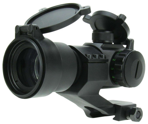 TacFire RD004 1x30 Dual Illuminated Red/Green Dot Sight Black Anodized 1 x 30 mm 2 MOA Dot TSW|104792